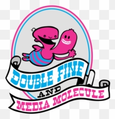 Download Hd Double Bubble Molecule Meetup - Double Fine Double Fine Png,Meetup Logo Png