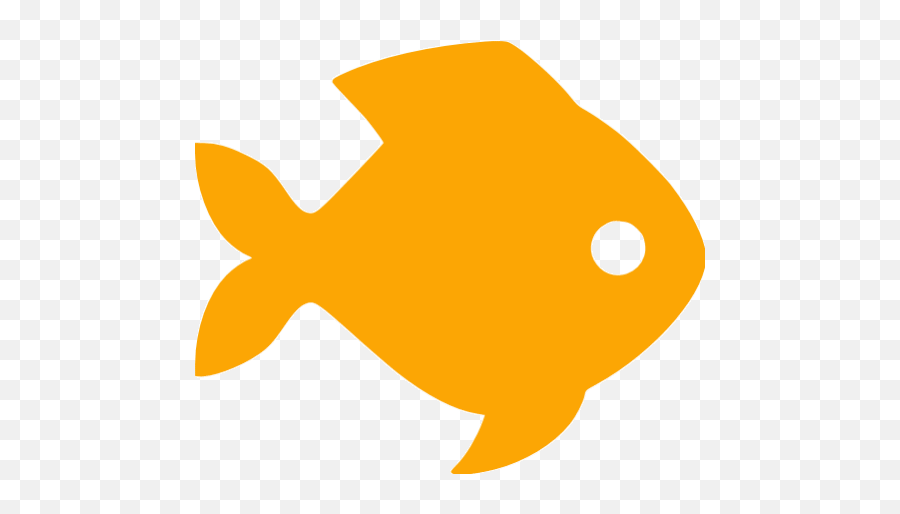 Orange Fish Icon - Transparent Orange Fish Icon Png,Fish Icon Transparent