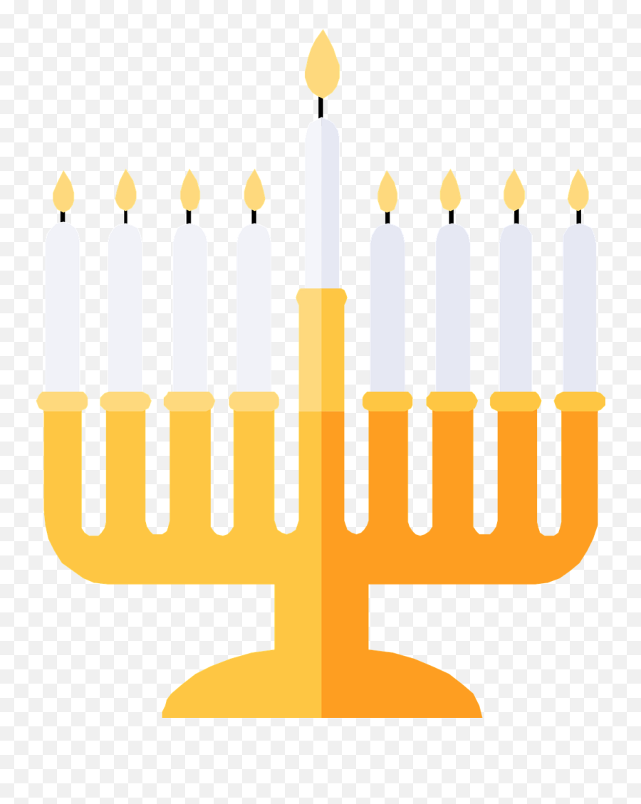 Candlestick Candles Jewish - Free Vector Graphic On Pixabay Hanukkah Ljusstake Transparent Png,Hanukkah Icon