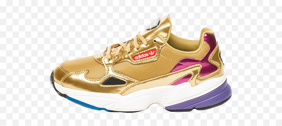 Adidas Falcon Metallic Gold Womens - Adidas Falcon Gold Metallic Png,Adidas Boost Icon 2 White And Gold