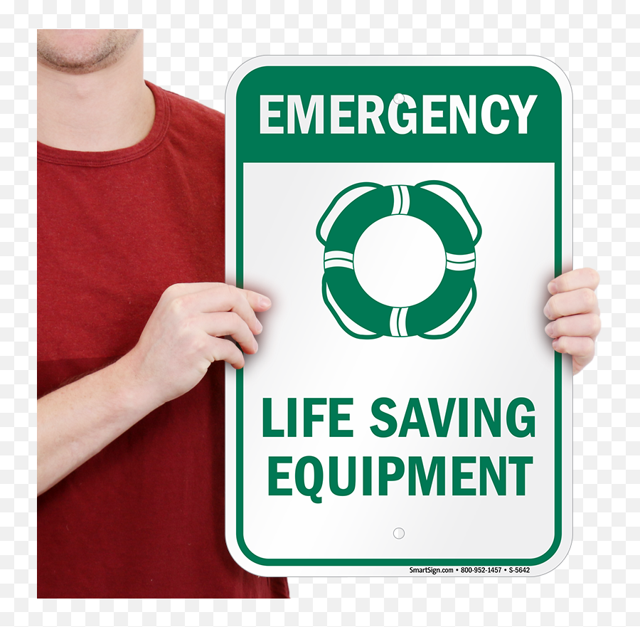 Emergency Life Saving Equipment Sign - Life Saving Equipment Sign Png,Life Ring Icon