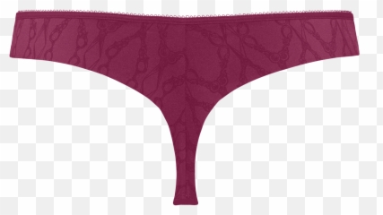 Latin Lady 4 Cm Thong Grape Purple - Solid png