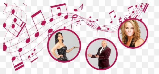 Que Sera Theatre Production - Notas Musicais Para Convite png