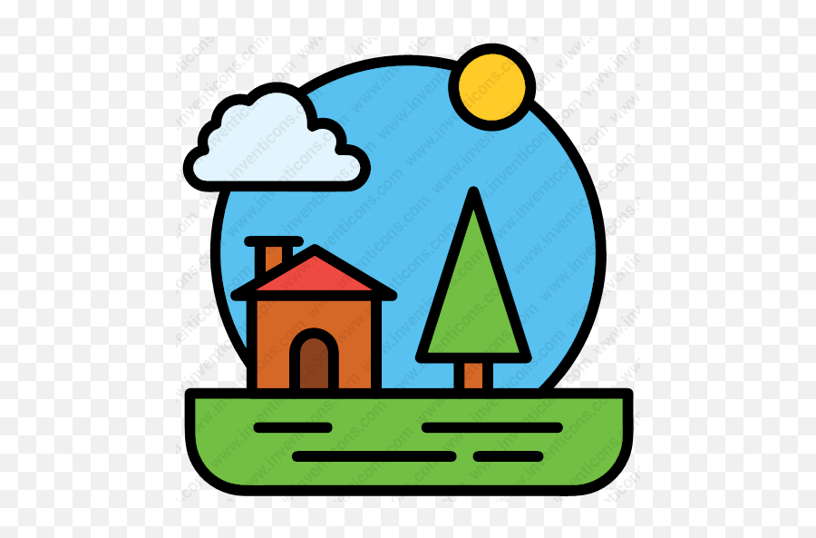 Download Rural Vector Icon - Rural Icon Png,Rural Icon