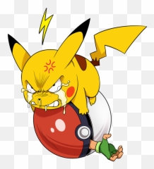 Parody Of The Powerpuff Girlsbubblesbuttercupblossom - Pokemon Pikachu Angry png