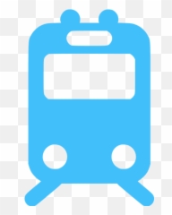 Caribbean Blue Train 2 Icon - Free caribbean icons Tram Icon Png