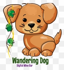 Wandering Dog U2013 Digital Wine Bar - Puppy Clipart png