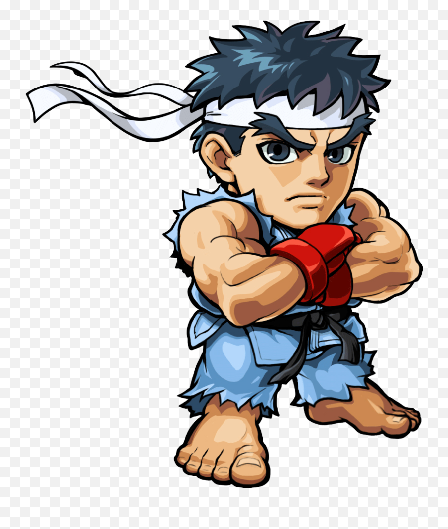Street Fighter Png Clipart - Ryu Street Fighter Cartoon,Street Fighter Png