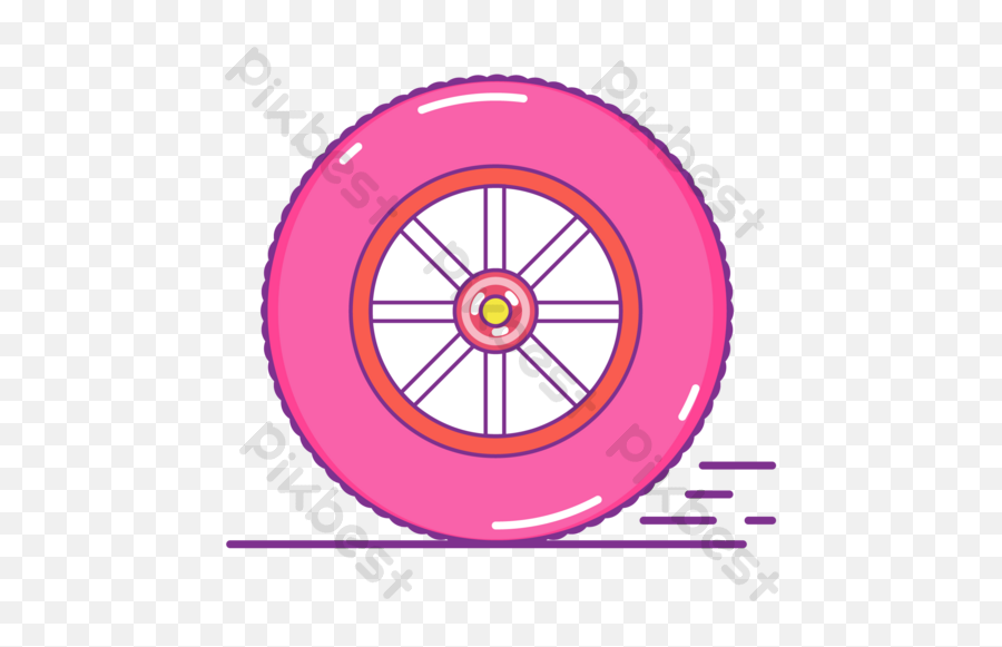 Cartoon Tire Design Icon Png Images Ai Free Download - Pikbest Radial Flux Double Rotor Generator,Tire Icon Png