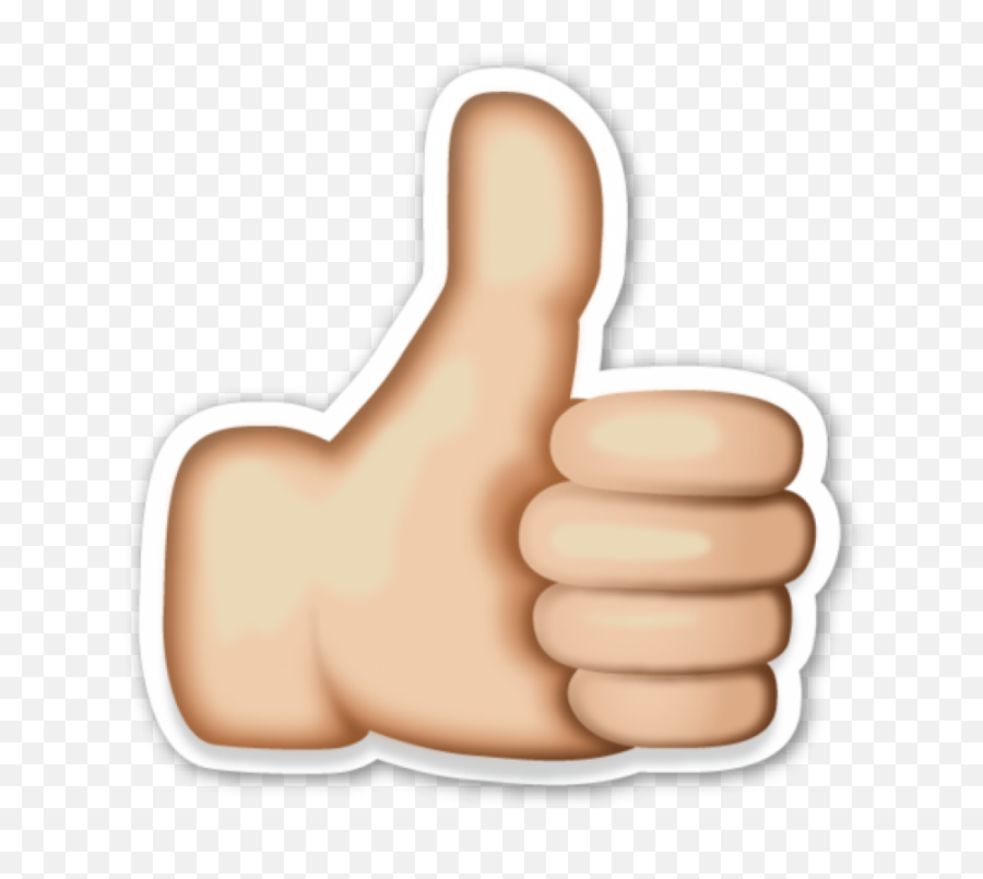 Hand Emoji Png Clipart - Thumbs Up Transparent Emoji,Hand Emoji Png