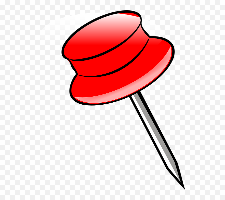 Drawing - Pin Pushpin Push Pin Free Vector Graphic On Pixabay Pin Clipart Png,Push Pin Transparent Background