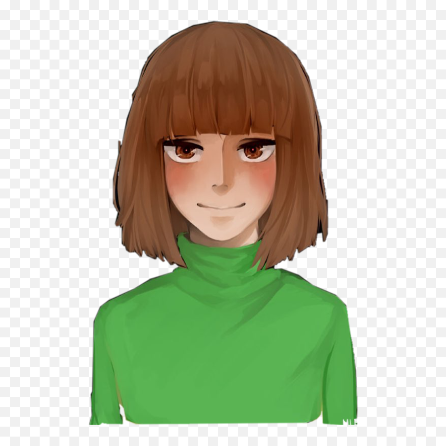 Chara Undertale Portait Icon Edit Sticker By Magistyblee35 Png
