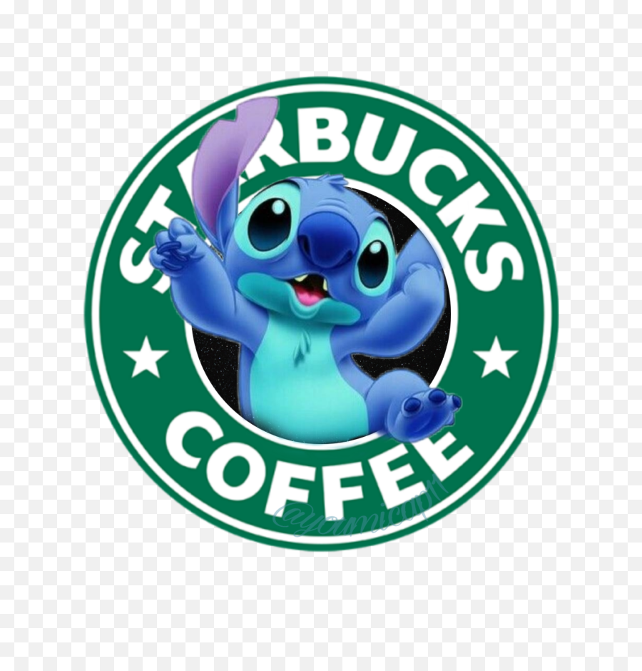 Stitch Disney Logo Starbrush Happy - Starbucks Png,Disney Logo