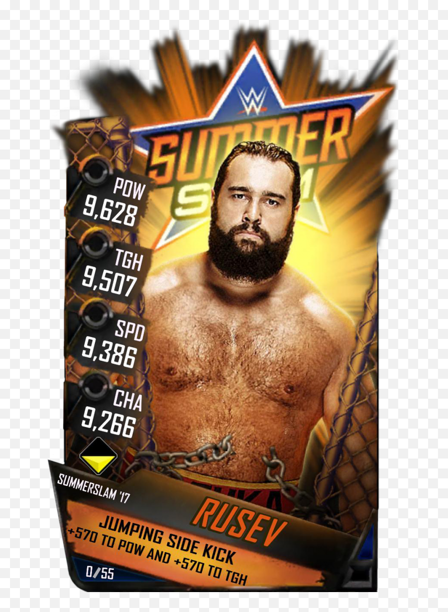 Summerslam 2014 Blu - Finn Balor Wwe Supercard Png,Rusev Png