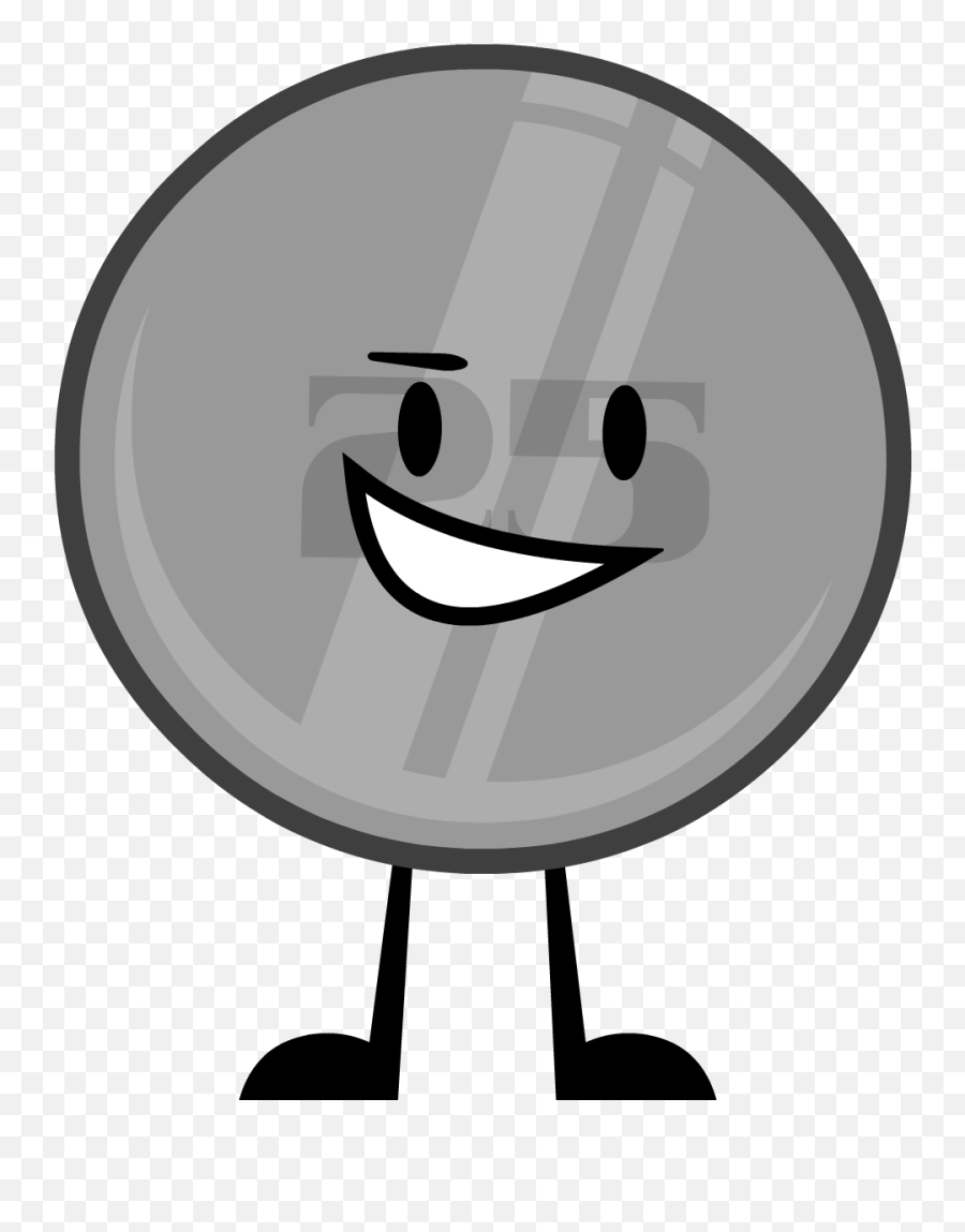 Download Quarter V4 - Bfdi Nickel Full Size Png Image Pngkit Inanimate Insanity Characters Nickel,Nickel Png