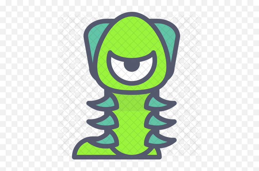 Worm Emoji Icon Of Colored Outline - Illustration Png,Worm Png