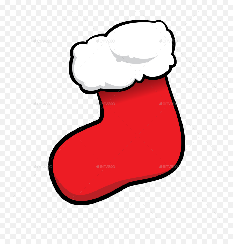 Christmas Set - Clip Art Christmas Sock Png,Christmas Stockings Png