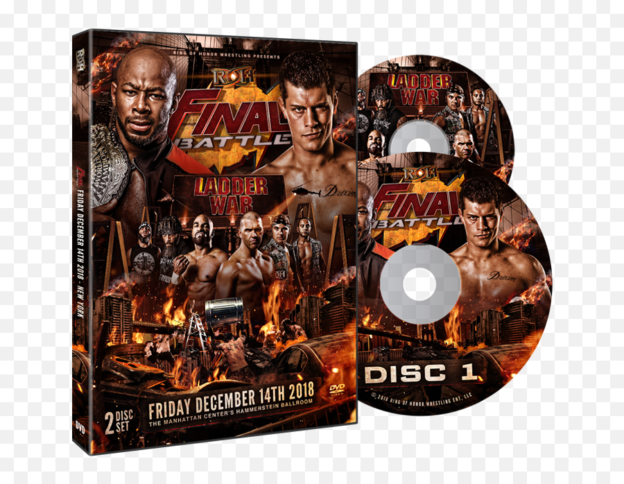 Roh - Final Battle 2018 Event Dvd Set Png,Kenny Omega Png