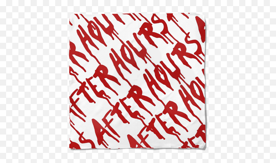 Vlone After Hours Blood Drip Bandana White - Illustration Png,Blood Drip Png