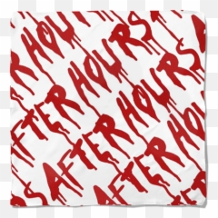 Vlone After Hours Blood Drip Bandana White - Illustration Png,Blood Drip Png