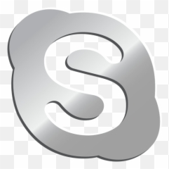 Transparent Png Svg Vector File - Skype Silver Icon