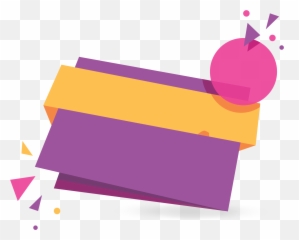 Download Purple Sale Origami Banner - Transparent Vector Title Png