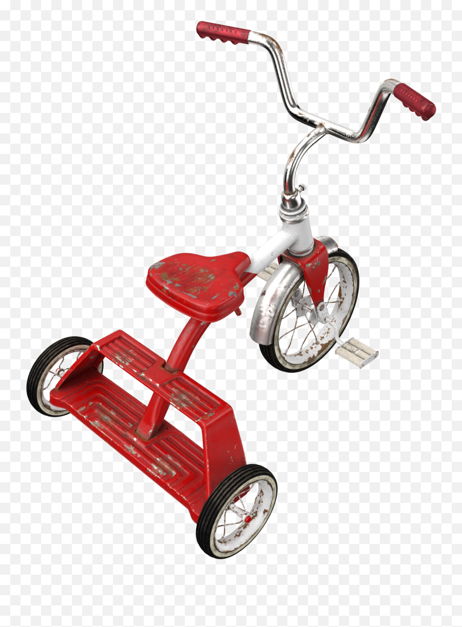 Dirty Vintage Tricycle Png Image - Toy Tricycle Clipart Transparent Background,Tricycle Png