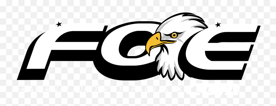 Foe White - Nascar Race Team Eagle Head Clip Art Png,Eagles Logo Vector