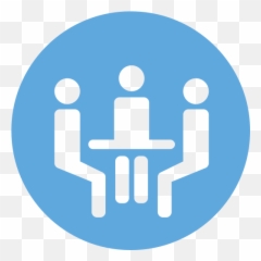 People Meeting Icon - Erasmus Plus Logo Circle png