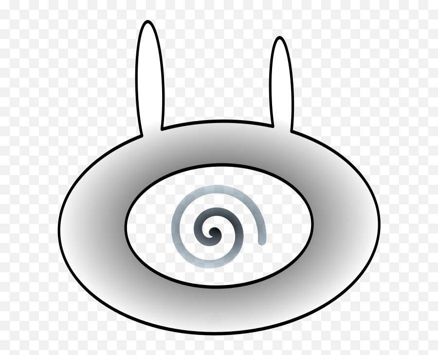 Evil Bunny Eye Clipart Png - Circle Transparent Cartoon Clip Art,Eye Clipart Png