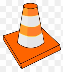 Cone Line Traffic Png Clipart - Cartoon