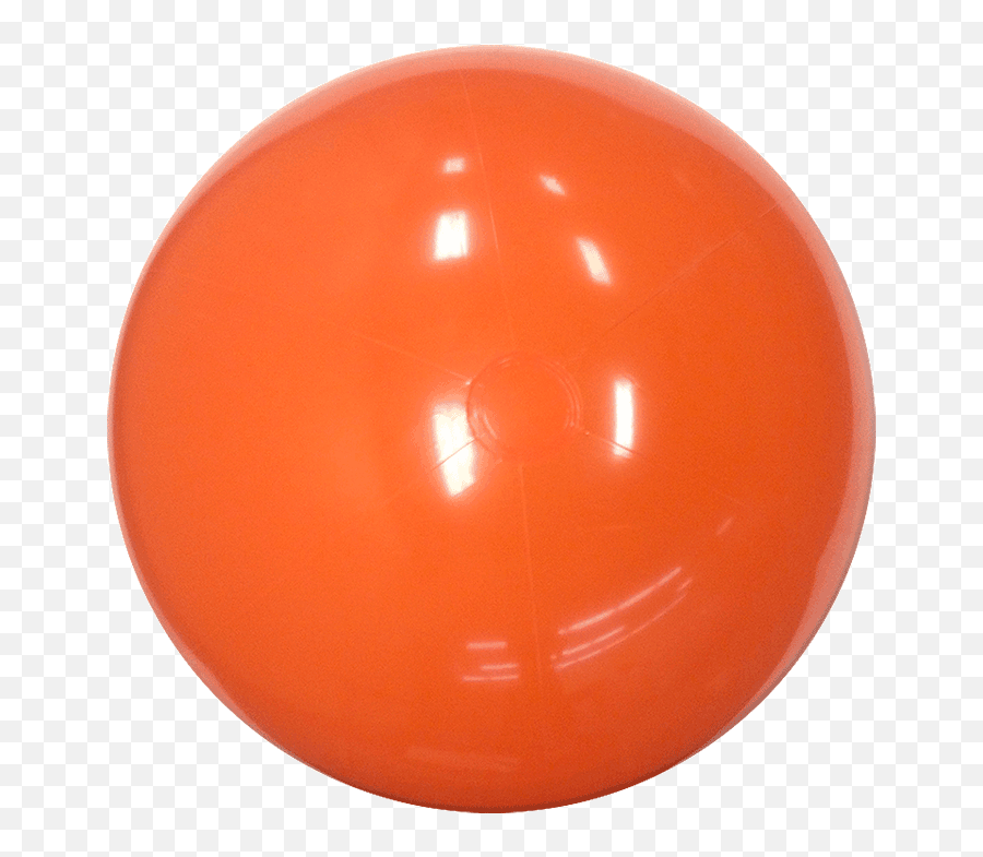 36 - Inch Solid Orange Beach Balls Sphere Png,Beach Balls Png