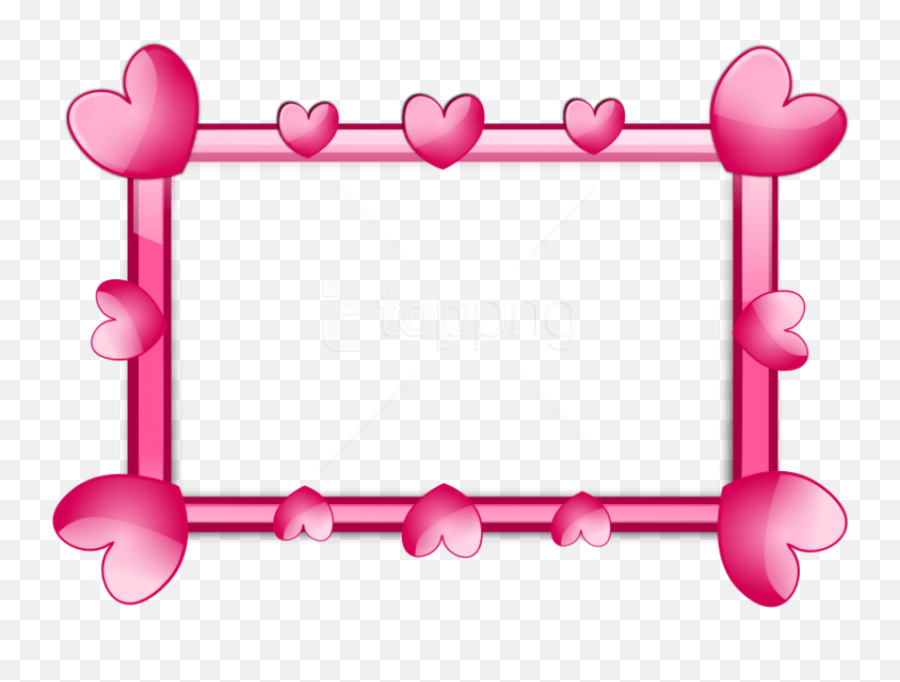 Download Free Png Pink Border Frame - Heart Frames Clipart,Pink Frame Png