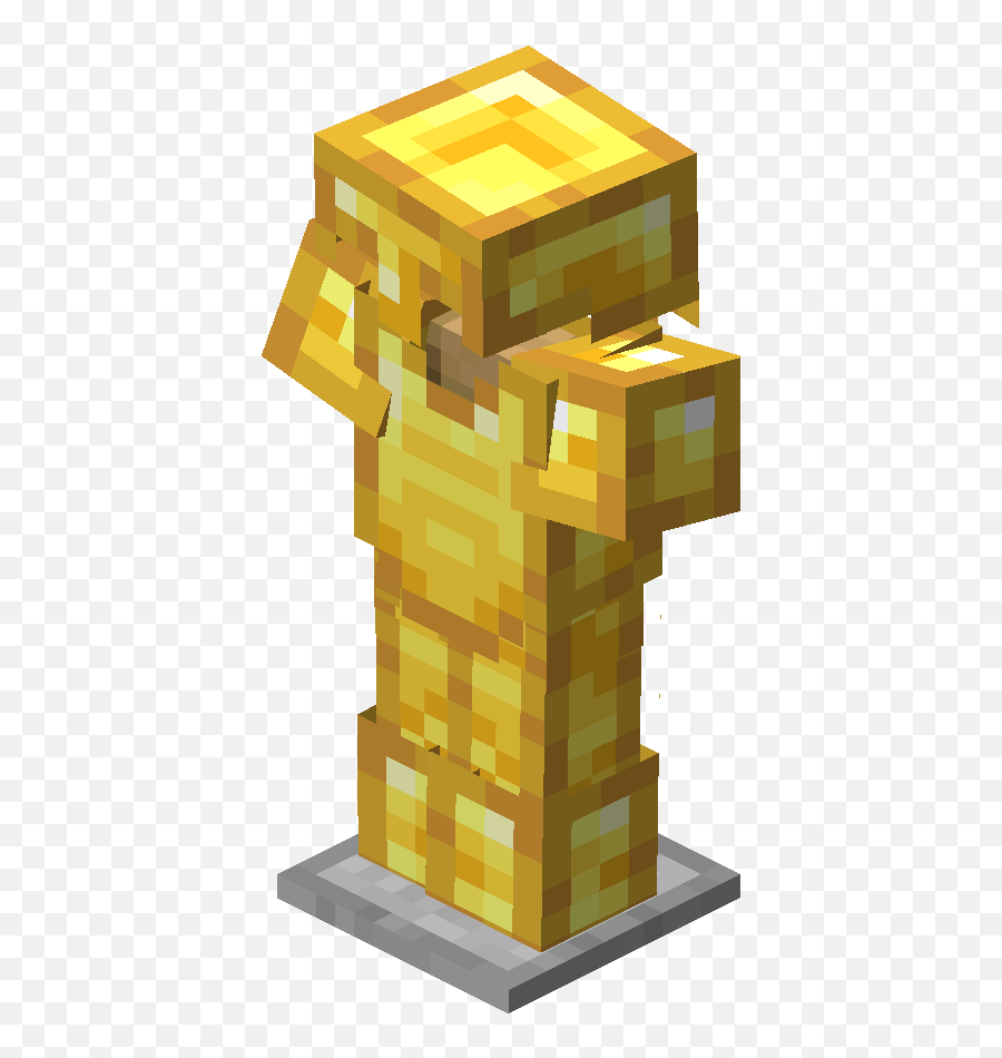 Armor Stand Golden - Diamond Armor Minecraft Armor Stand Png,Golden Png