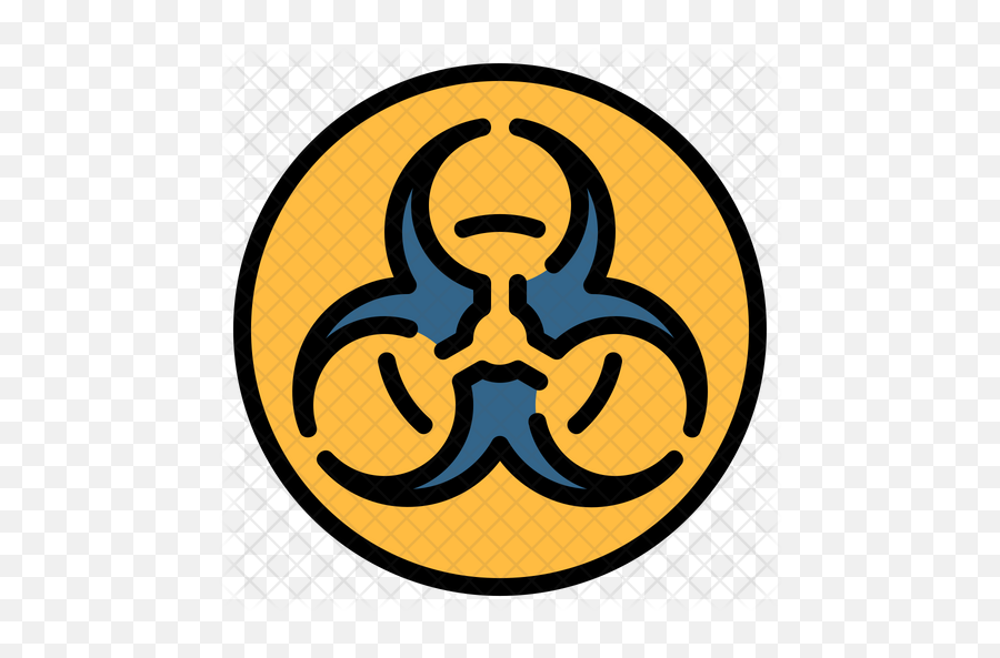 Biohazard Icon Of Colored Outline Style - Antica Pizzeria Da Zuzu Png,Biohazard Symbol Transparent