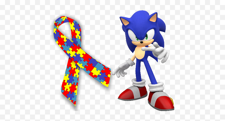 Discussion - Sonic The Hedgehog And Autism Gamemaker Community High Resolution Autism Ribbon Png,Sonic The Hedgehog Png