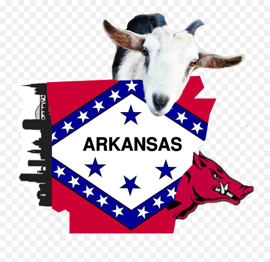 Rent - Arkansas Flag Clipart Png,Goat Transparent