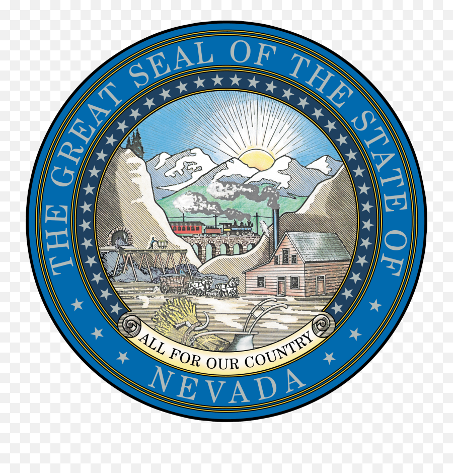 Nevada - Stateseal U2013 Nevada State Board Of Nursing Department Of Energy Nevada Png,Certificate Seal Png