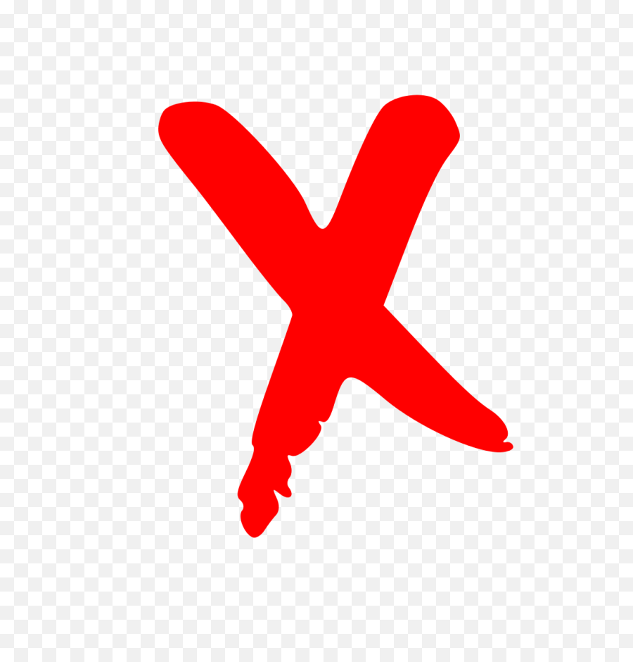 Cross Out Mark Clear Background Images - X Marks The Spot Png,X Mark Transparent Background