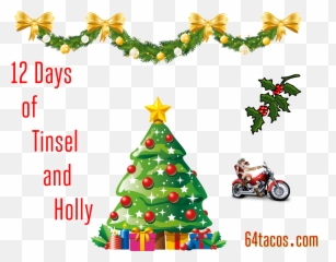 Christmas Tinsel Png - December Christmas Tree Clipart,Tinsel Png