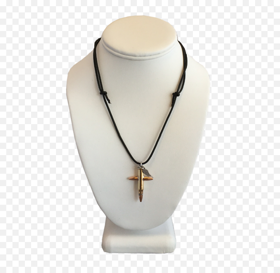 Download Hd Small Bullet Cross Necklace - Locket Png,Cross Necklace Png