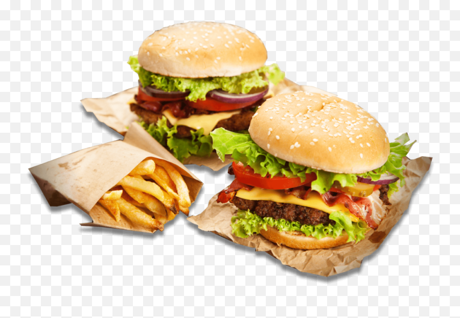 Menu - Cheeseburger Png,Burger And Fries Png
