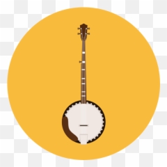 Banjo Png Icon - Circle,Banjo Png