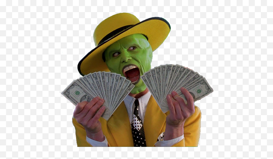 The Mask Png Picture - Jim Carrey The Mask Money,Jim Carrey Png