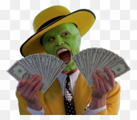 The Mask Png Picture - Jim Carrey The Mask Money,Jim Carrey Png