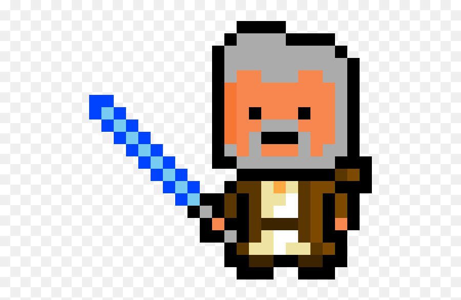 Obi - Obi Wan Kenobi Pixel Art Png,Obi Wan Png