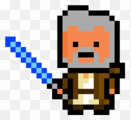 Obi - Obi Wan Kenobi Pixel Art Png,Obi Wan Png