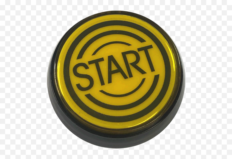 Data East Start Button Yellow - Solid Png,Start Button Png