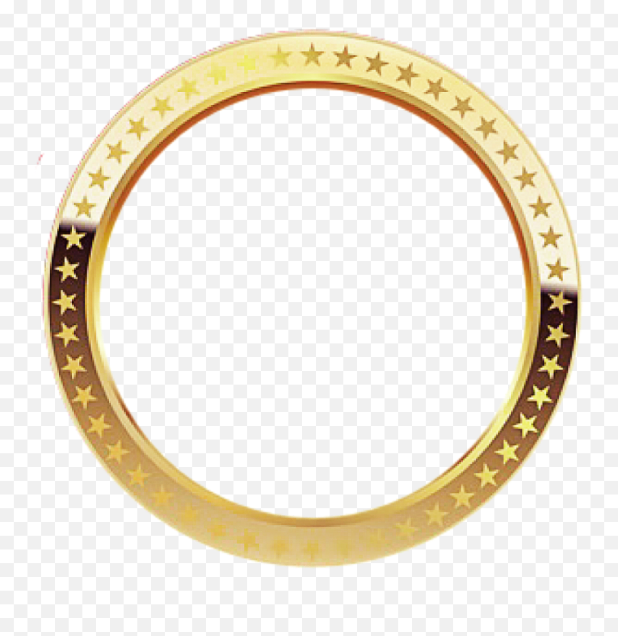 Gold Circle - Round Frame Borders Png Transparent Png Dot,Round Frame Png