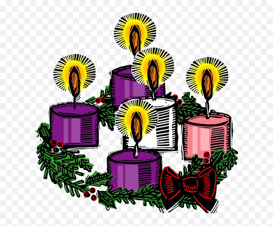 Advent Wreath Transparent Png Clipart - Corona De Adviento Dibujo,Advent Wreath Png